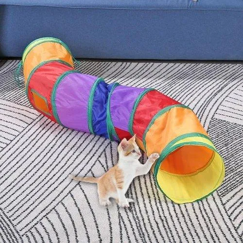 Rainbow Foldable Tunnel Tube