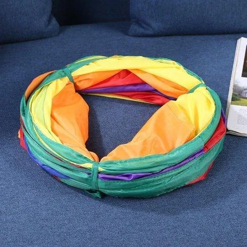 Rainbow Foldable Tunnel Tube