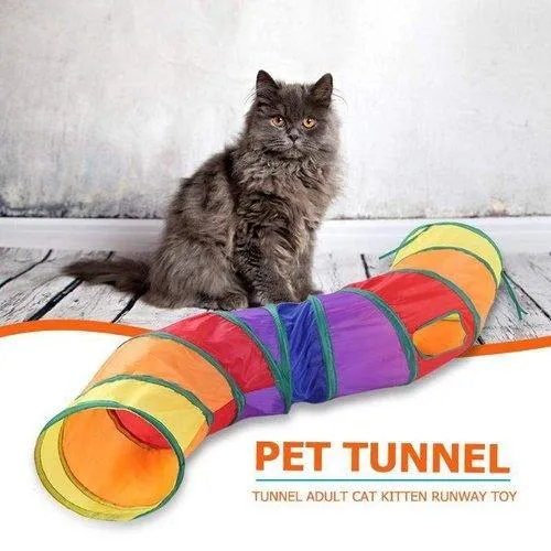 Rainbow Foldable Tunnel Tube