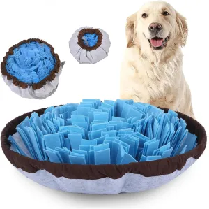 Snuffle Mat for Dogs - Adjustable Interactive Puzzle Toy for Large & Small Breed Slow Feeder for Mental Stimulation & Stress Relief Encourages Natural Foraging Ideal for Indoor & Outdoor Use