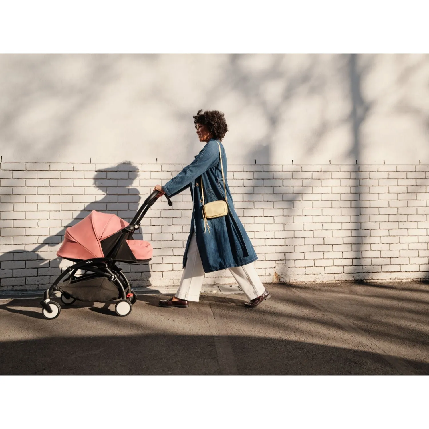 Stokke YOYO³ 0  6  Complete Baby Stroller Set - White Frame with Stone 0  Newborn Pack & 6  Color Pack