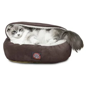 Suede Canopy Cat Bed
