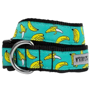 The Worthy Dog Go Bananas Dog Collar