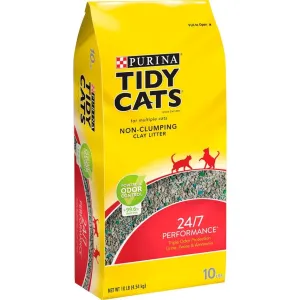 Tidy Cats Non Clumping 24/7 Performance Multi Cat Clay Litter 20 Lbs.