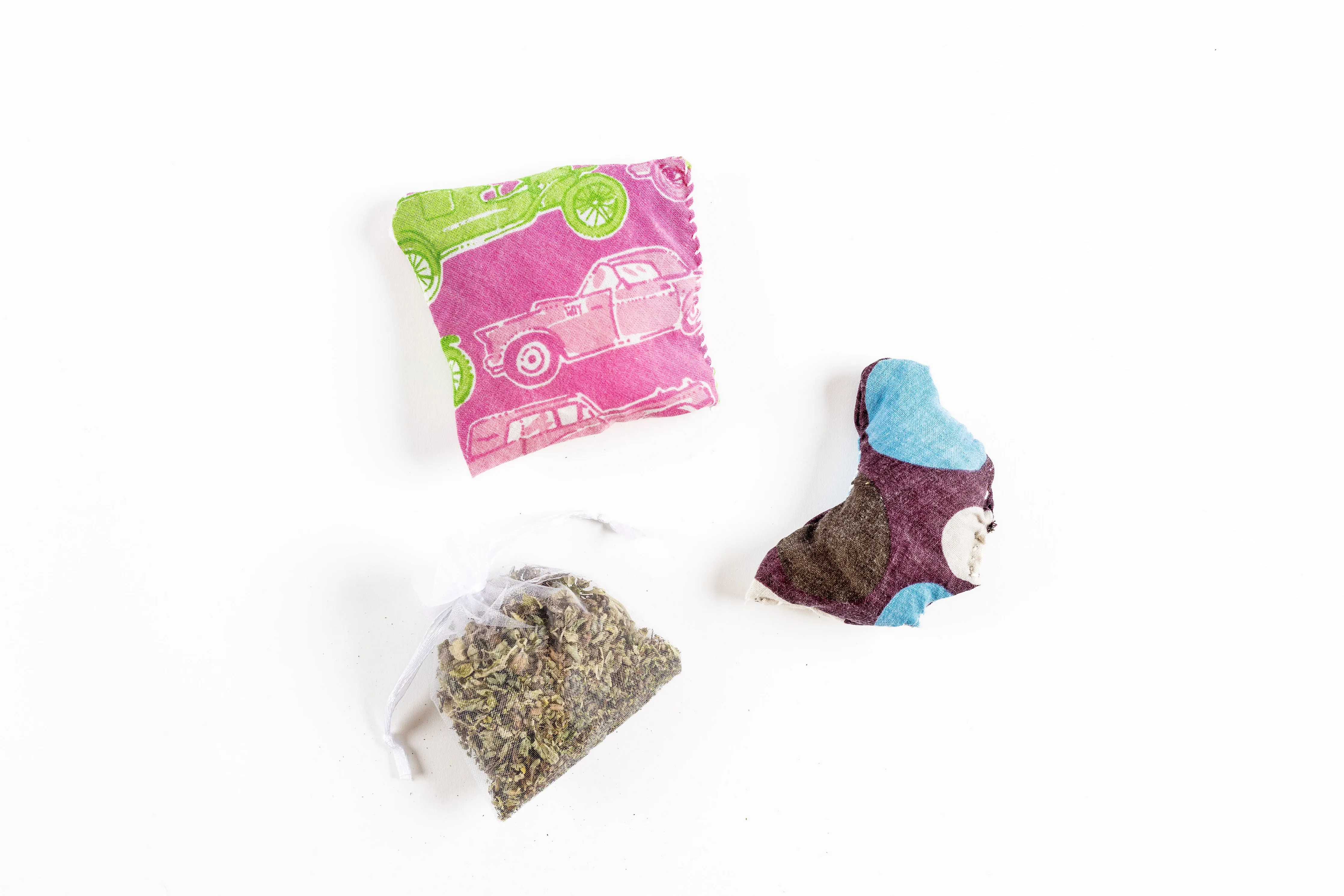 Upcycled Fabric Catnip Toys