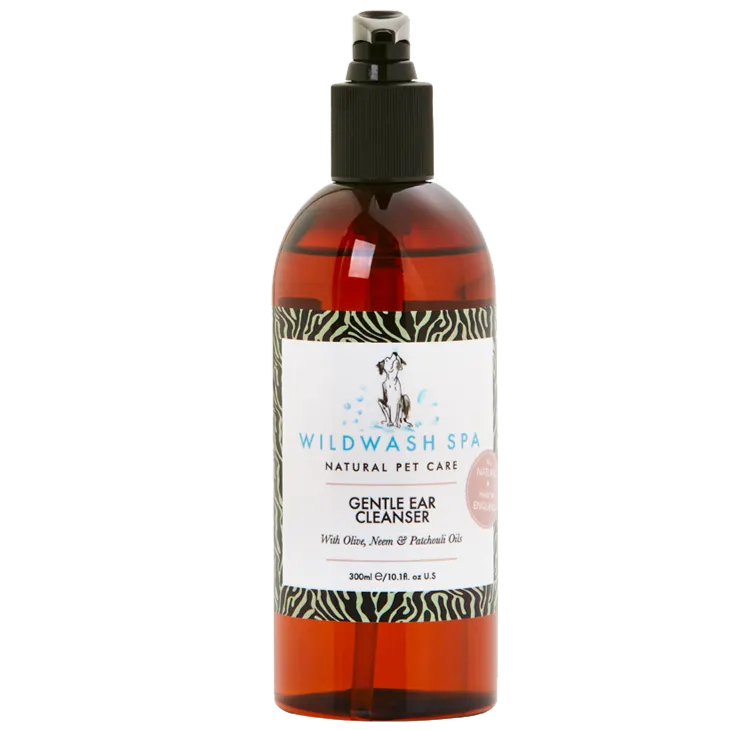 WildWash SPA Olive, Neem & Patchouli Oils Gentle Ear Cleanser For Dogs
